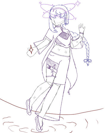 (NON-CANON) Selene Beta Concept Sketch
